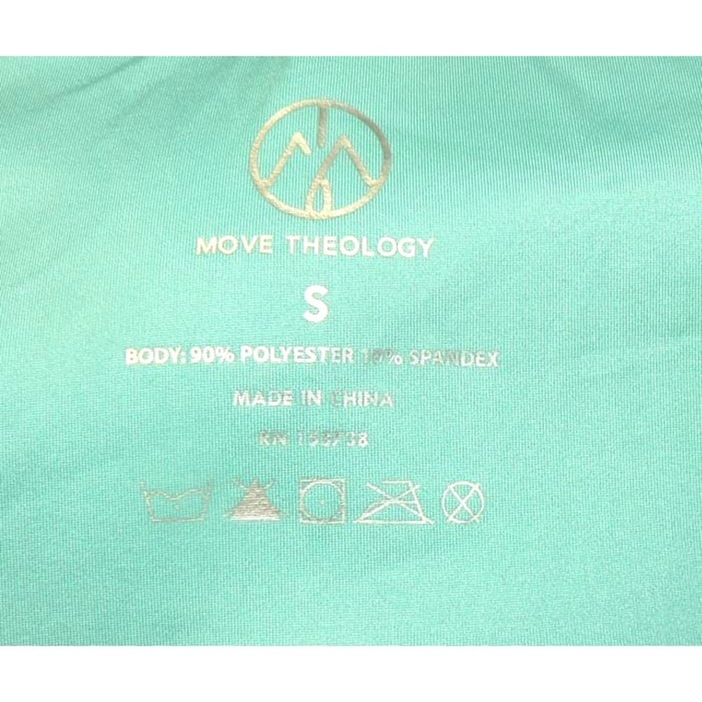 Move Theology‎ Women's Crisscross Asymmetrical Strap Sport Bra in Blue/Yellow SM - Picture 7 of 7